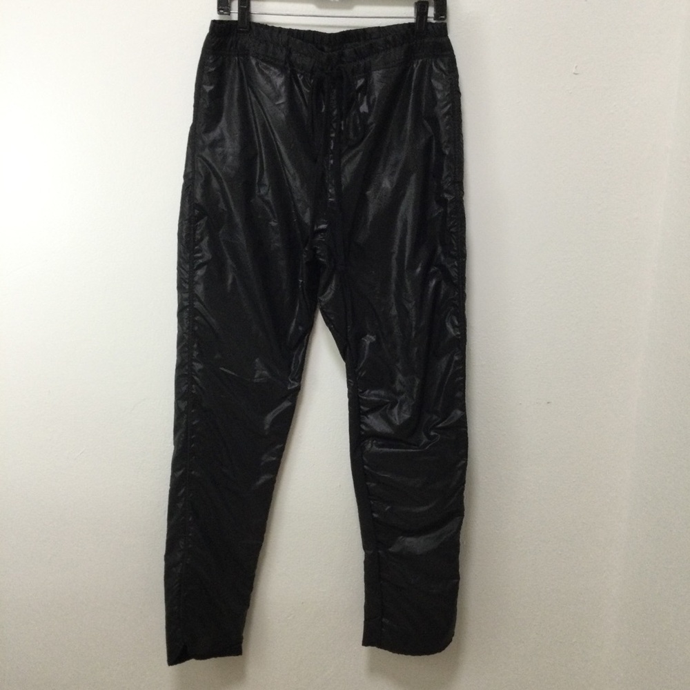 mnml Men’s Black Utility Track Pants Straight Leg Drawstring Size L 139488